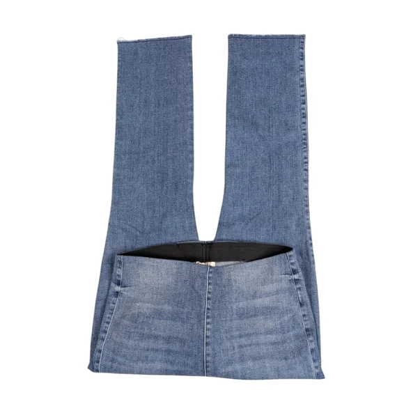 Frank & Eileen Derry Illusion Pull-On Jeans Size 28 Slim Straight Cropped J1823 - Picture 4 of 12